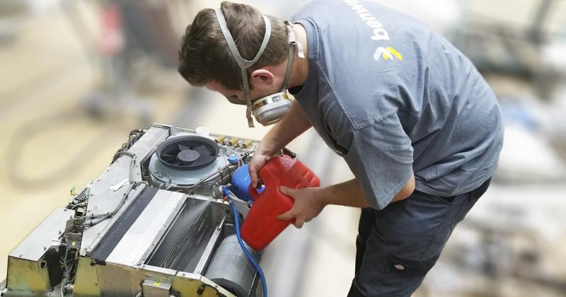 Klimaanlagen Desinfektion ► Benway Industrial Services